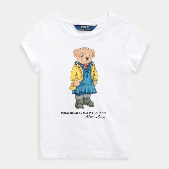 Ralph Lauren Kids White Polo Bear T-Shirt Size XL 16 - Picture 4 of 4